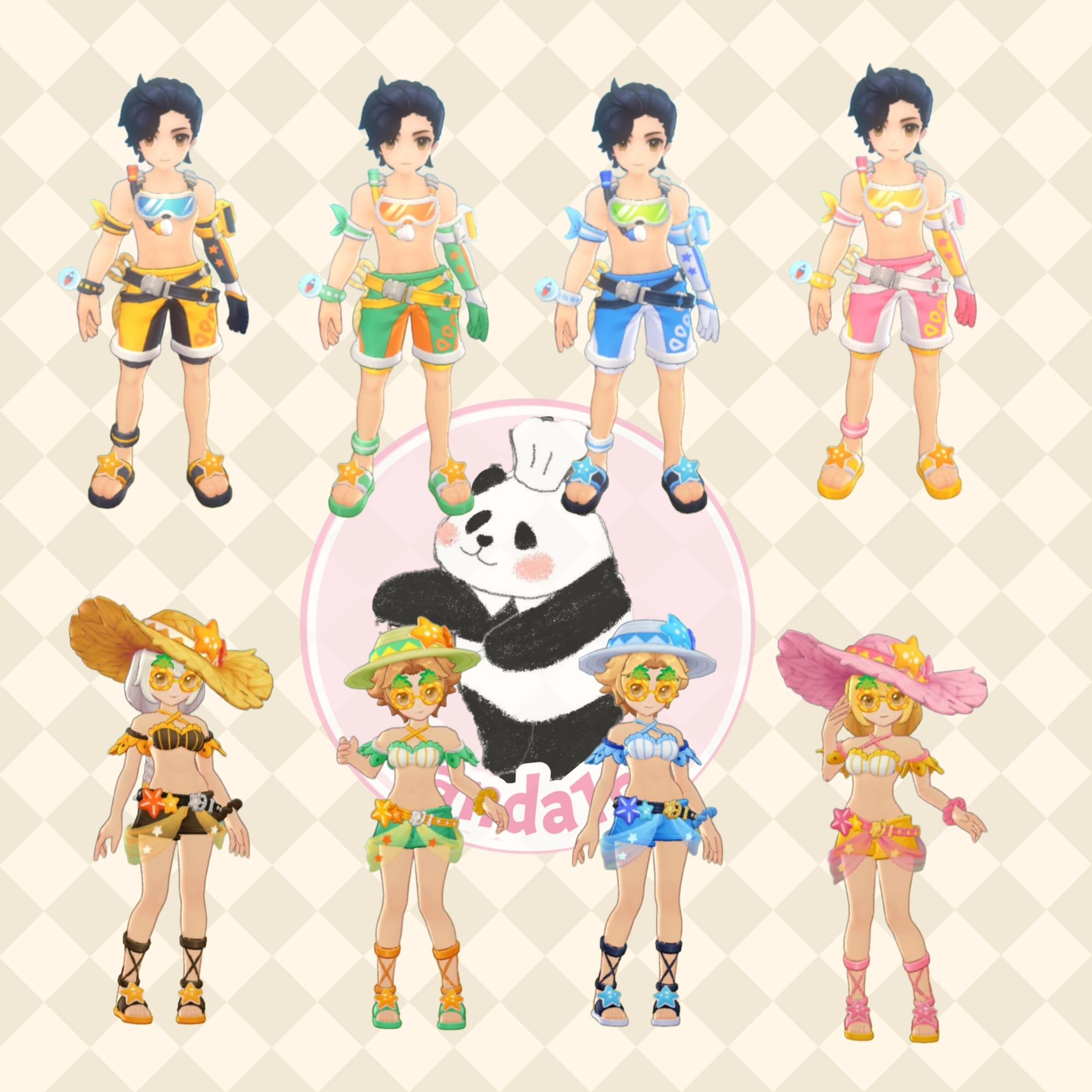 Ragnarok M: "Summer's wild Dance"2025 August Costume Gachapon
