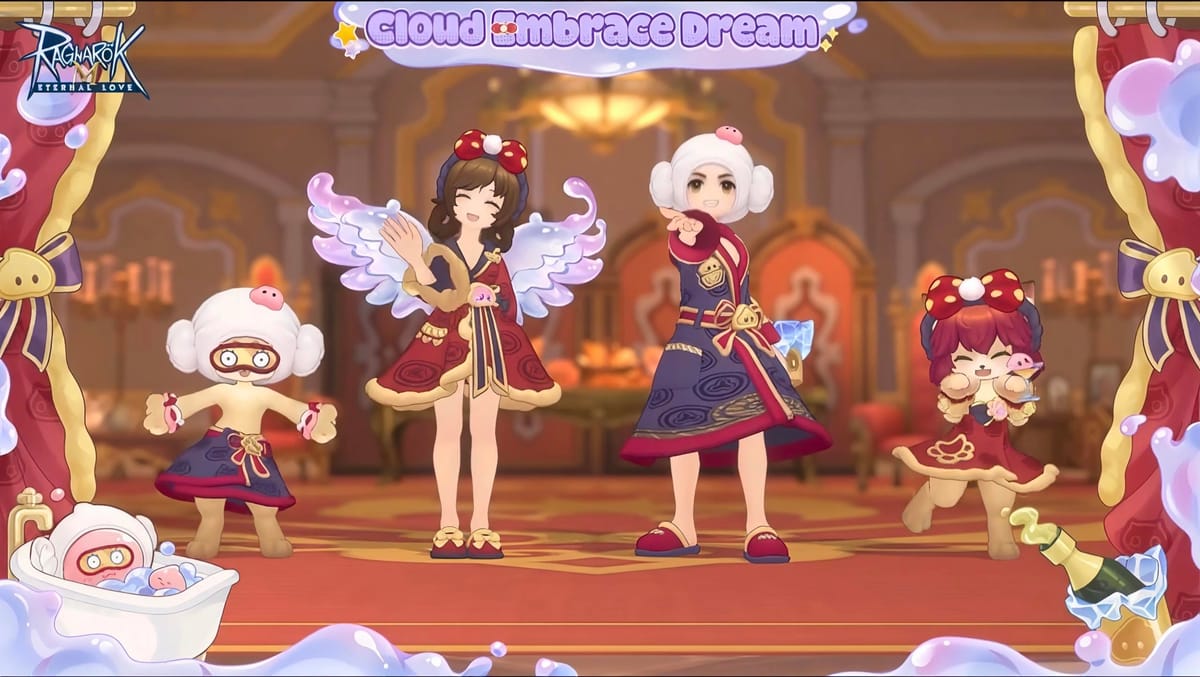 Ragnarok M: January 2026 Costume Gachapon " Cloud Embrace Dream"