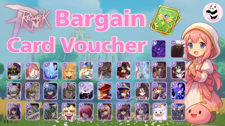Ragnarok M:Update Card in Bargain Card Voucher