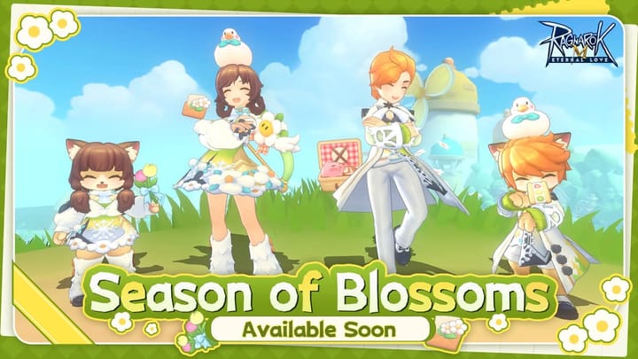 Ragnarok M : Headwear Gachapon of March 2025 "Season of Blossoms"