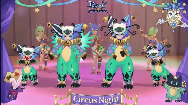 Ragnarok M: "Circus Night" July Costume Gachapon 2025