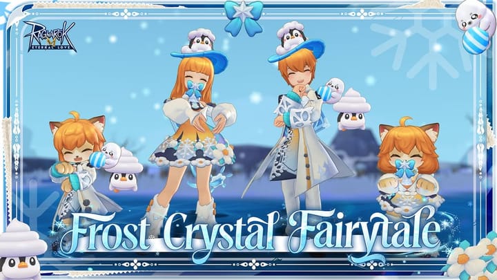 Ragnarok M: December 2025 Headwear Gashapon "Frost Crystal Fairytale"