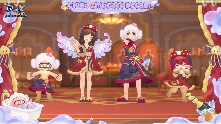 Ragnarok M: January 2026 Costume Gachapon " Cloud Embrace Dream"