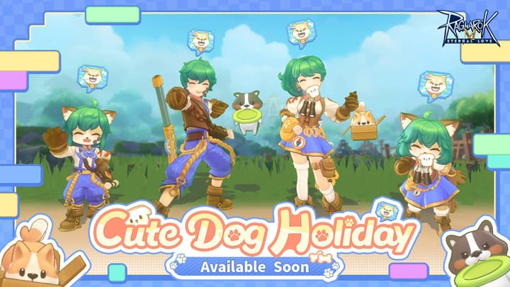 Ragnarok M: February Headwear Gachapon "Cute Dog Holiday"